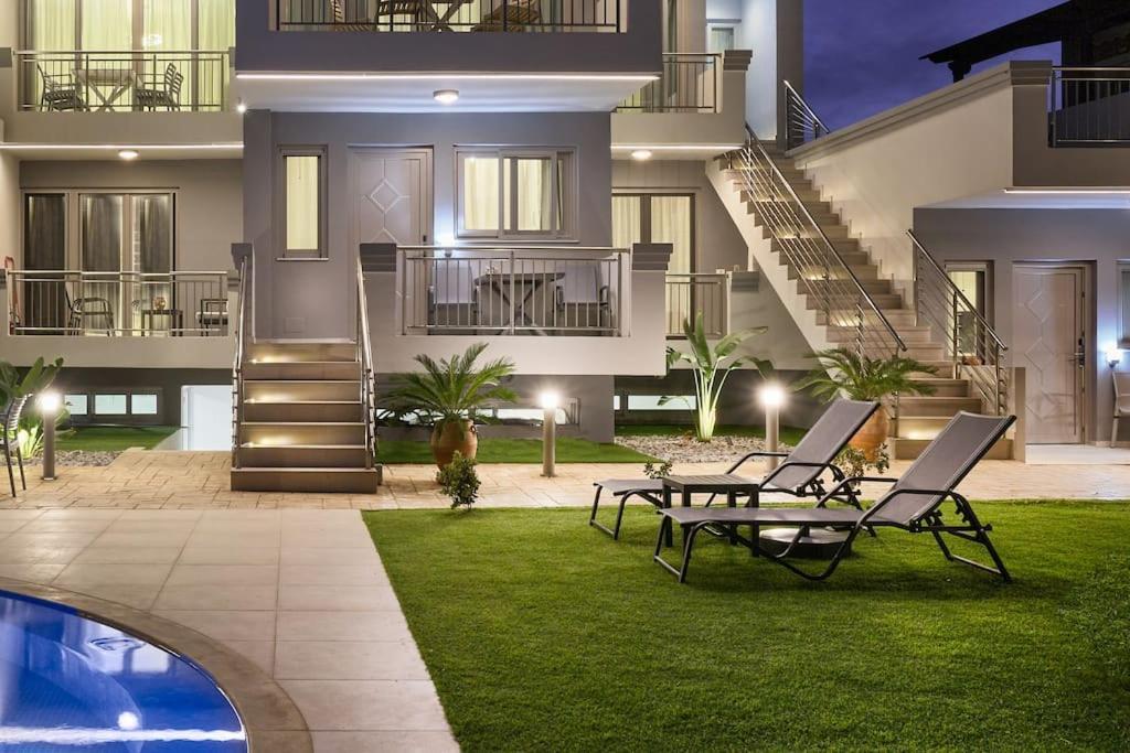 Superior Family Apartment W/Pool Dining Area Stavromenos Екстер'єр фото